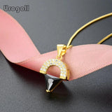 925 Silver Pendant Necklace for Women Anniversary Party Jewelry
