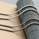 S925 Sterling Silver Necklace Vintage Chain Retro Thai Silver Hypoallergenic