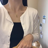 925 Silver Moon Star Necklace for Women