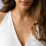 Natural Pearl Necklace 925 Silver Choker Pendants Boho Collier Femme Kolye