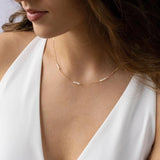 Natural Pearl Necklace 925 Silver Choker Pendants Boho Collier Femme Kolye