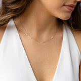 Natural Pearl Necklace 925 Silver Choker Pendants Boho Collier Femme Kolye