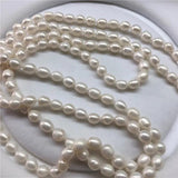Orange Purple Freshwater Pearl Necklace 7-8mm