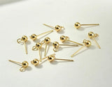 925 Silver Needle Hanging Bean Curd Ear Nail Diy Base 100 Lap Accessory Material