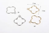 DIY Large Peach Heart Love Band Earrings Material