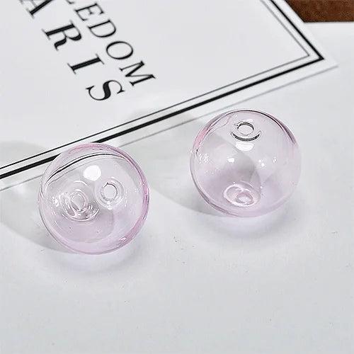 Korea Mermaid Foam Glass Bubble Earrings Pendant