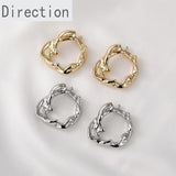 14k Baroque Geometric Square Pendant DIY Hand-Eared Pendant Material Accessories