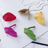 Irregular Water Ripple Matte Earrings