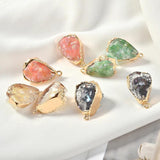 Crystal-like Ore Shell Resin Pendant for DIY Earrings