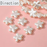18mm Flower Star Shape Pearl Beads for DIY Jewelry