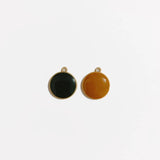 Oil Alloy Mini Candy Round Pendant Jewelry Accessories 4pcs