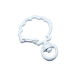 Shell Keychains Lobster Clasps Hooks Key Chain Rings DIY Trinkets