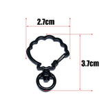 Shell Keychains Lobster Clasps Hooks Key Chain Rings DIY Trinkets