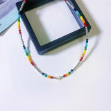 FAMANA Enamel Craft  Sterling Silver Necklace for Women