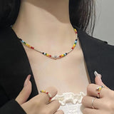 FAMANA Enamel Craft  Sterling Silver Necklace for Women