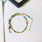 FAMANA Enamel Craft  Sterling Silver Necklace for Women