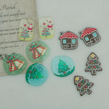 10PCS Geometric Acrylic Earrings Pendant for DIY Jewelry Making