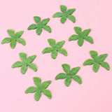 10 PCS Green Flower Pendant Charms for DIY Jewelry Making