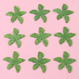 10 PCS Green Flower Pendant Charms for DIY Jewelry Making