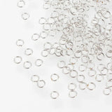 660pcs 5g 304 Stainless Steel Jump Rings 2.5x0.5mm