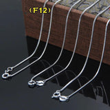 10pcs Silver Plated Copper Extension Chain Necklace Chains Bulk DIY Jewelry
