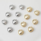 14K Real Preservation Niche Love Pendant DIY Pearl Earrings Necklace Accessories