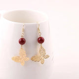 4pcs 18k Copper Plated Earrings Pendant DIY Jewelry Accessories