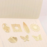 4pcs 18k Copper Plated Earrings Pendant DIY Jewelry Accessories