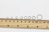 DIY Mixed-Size Iron Ring Set for Bracelet and Necklace Making