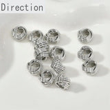 Copper Plated 14k Twist Circle Pendant Spacer Accessories Diy Jewelry