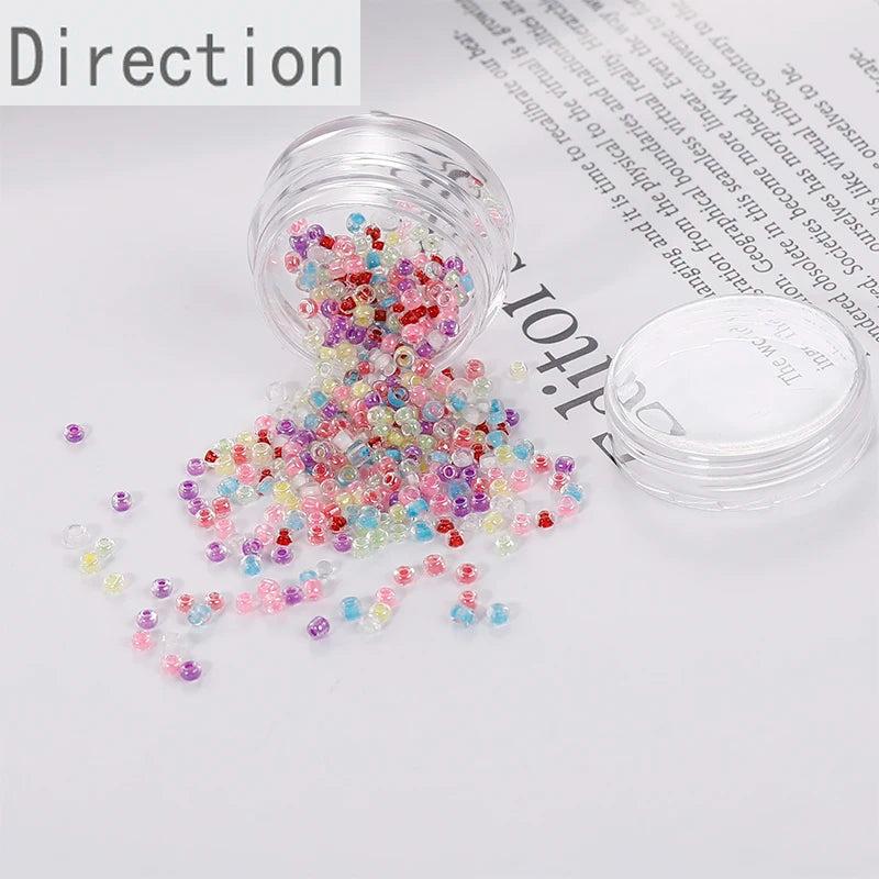 Mixed Cream Rice Beads Loose Beads for DIY Jewelry Making