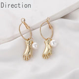 14K Personality Palm Gesture Pendant DIY Jewelry Making Kit
