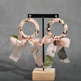 Chiffon Bow Knot Circle Fairy Earrings DIY Kit