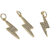 14k Lightning Pendant DIY Necklace Bracelet Material