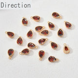 14k Zircon Water Drop Pendant Jewelry Material