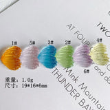 Acrylic Peach Heart Hairpin DIY Accessories