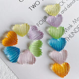 Acrylic Peach Heart Hairpin DIY Accessories
