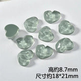 Diamond Section Wave Resin Patch DIY Earrings Hair Accessories 10pcs