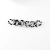 50pcs Grey Leopard Acrylic Buckle Beads for DIY Handbag Chains Mask Earrings Nec