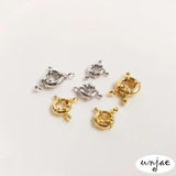 DIY Jewelry Accessories Circle Pearl Necklace Buckle