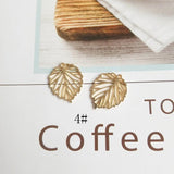 Colour-Retaining Alloy Bird Leaf Pendant Earrings Material