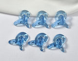 Acrylic Knotted Resin Patch DIY Earrings Material 6pcs