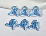 Acrylic Knotted Resin Patch DIY Earrings Material 6pcs