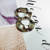 Geometric DIY Earrings Copper Accessories Single Hole
