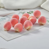 Summer Peach Belt Hanging Fruit Pendant DIY Ear Stud Pendants 8pcs
