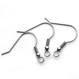 100pcs Stainless Steel Earring Hooks for DIY Earring Making