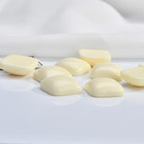 Retro Half Pill Resin Square Solid Patch Ear Nail Ring