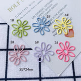 DIY Jewelry Accessories Summer Sweet Flower Earring Pendant Material