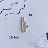 DIY Alloy Jewelry Accessories Butterfly Cross Pendant