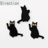 Acrylic Lucky Cat Long Tail Pendant for DIY Earrings